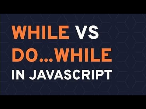 While vs Do while In Javascript | Javascript Tutorials - YouTube