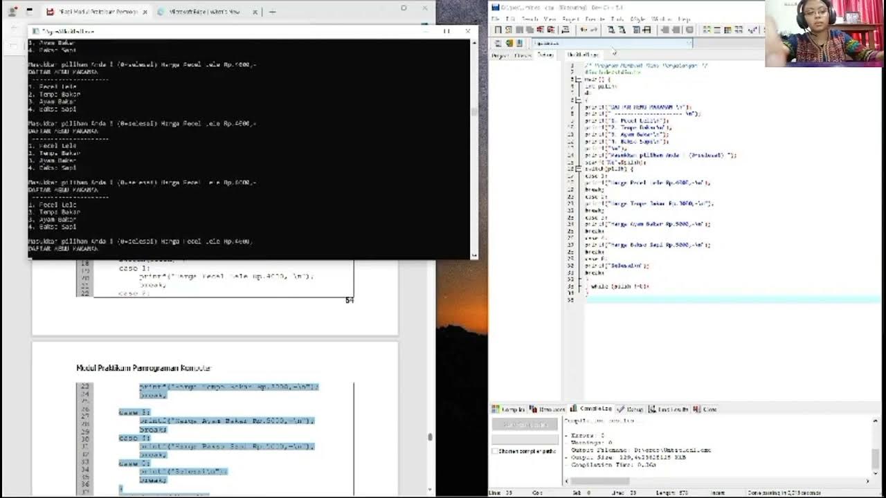 Modul 9 struktur perulangan do while bahasa c youtube