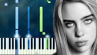 Billie Eilish - "Bored" Piano Tutorial - Chords - How To Play - Cover chords