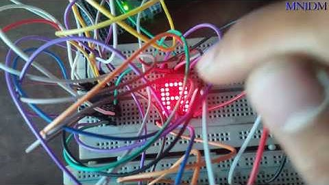 Hướng dẫn lập trình code led ma trận led matrix 8x8 (chi tiết Code) / Scrolling Text Led Matrix 8x8