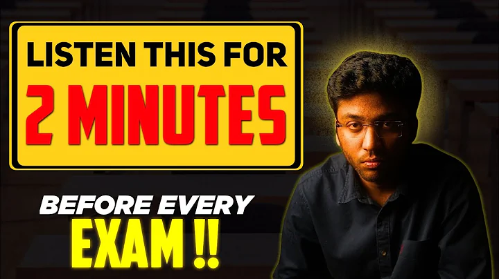 URGENT: Listen This For 2 MINUTES Before Every Exam ! | Must Watch For All Students