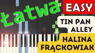 🎹 Tin Pan Alley (Pogoda dla bogaczy, Frąckowiak) - Piano Tutorial (łatwa wersja) 🎵 NUTY W OPISIE 🎼