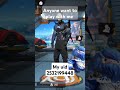 Anyone who wants to play with me send request #shorts #freefire