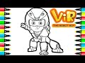 ViR The Robot Boy - Menggambar Dan Mewarnai ViR | Drawing And Coloring ViR Hindi Cartoon