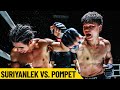 Trading Knockdowns 🥊🤯 Suriyanlek vs. Pompet | Muay Thai Full Fight