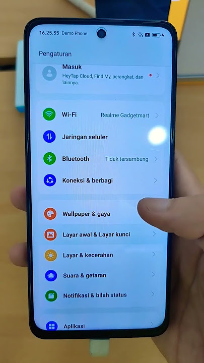 cara mematikan glance wallpaper #android #mobilephone