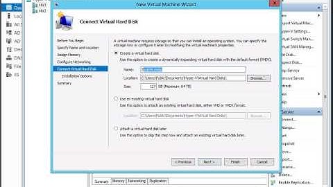 Creating Virtual Machine in Windows 2012 R2 Hyper V Step by Step
