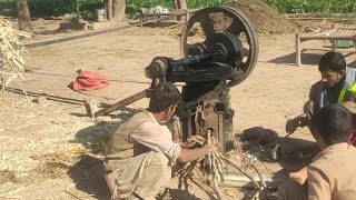 Traditional Jaggery Making in Village Life | How To make Jaggery in Village | Gur Making