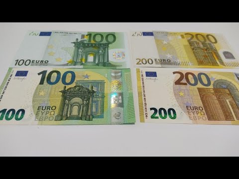 Чем отличаются банкноты 100 и 200  Евро нового образца от старых.