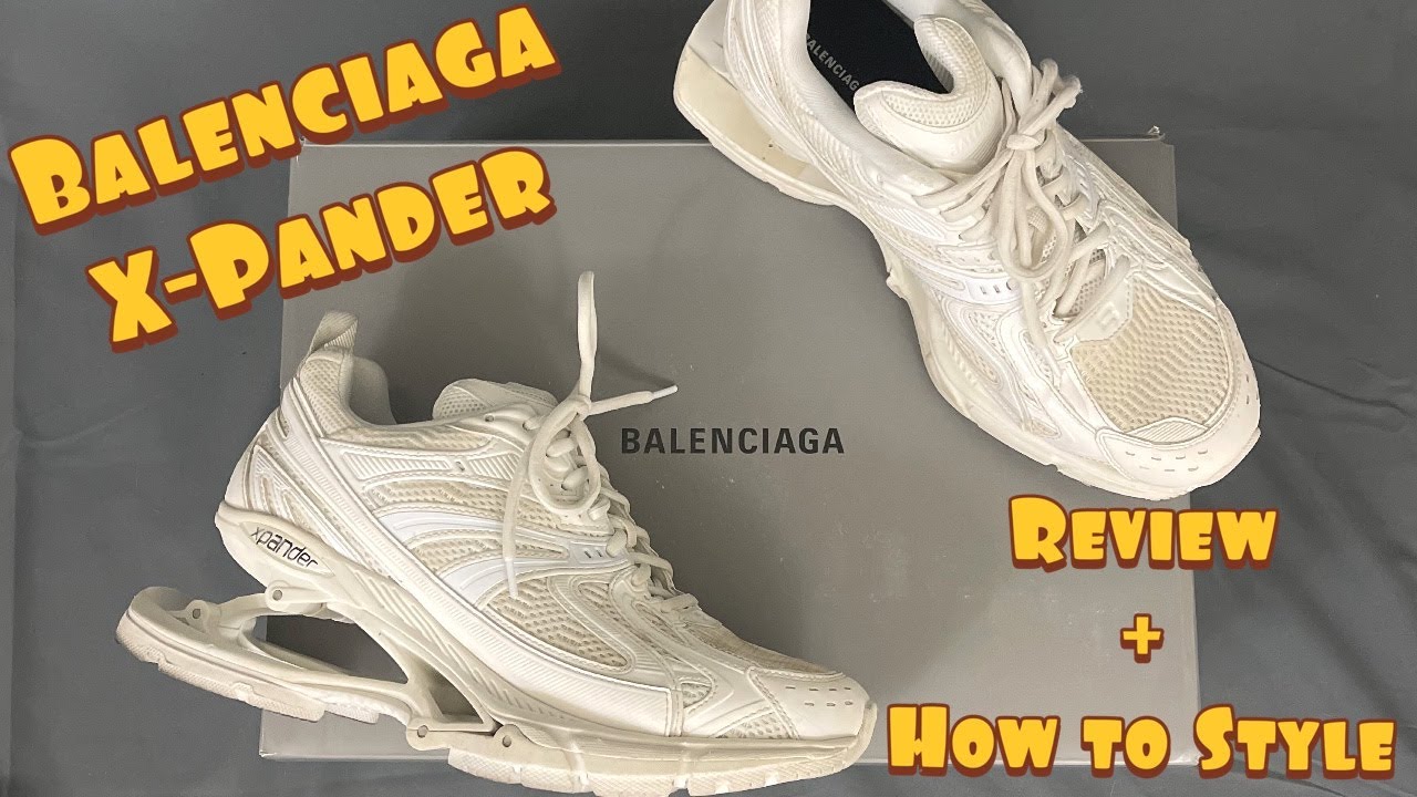 BALENCIAGA XPander mesh and rubber sneakers  NETAPORTER