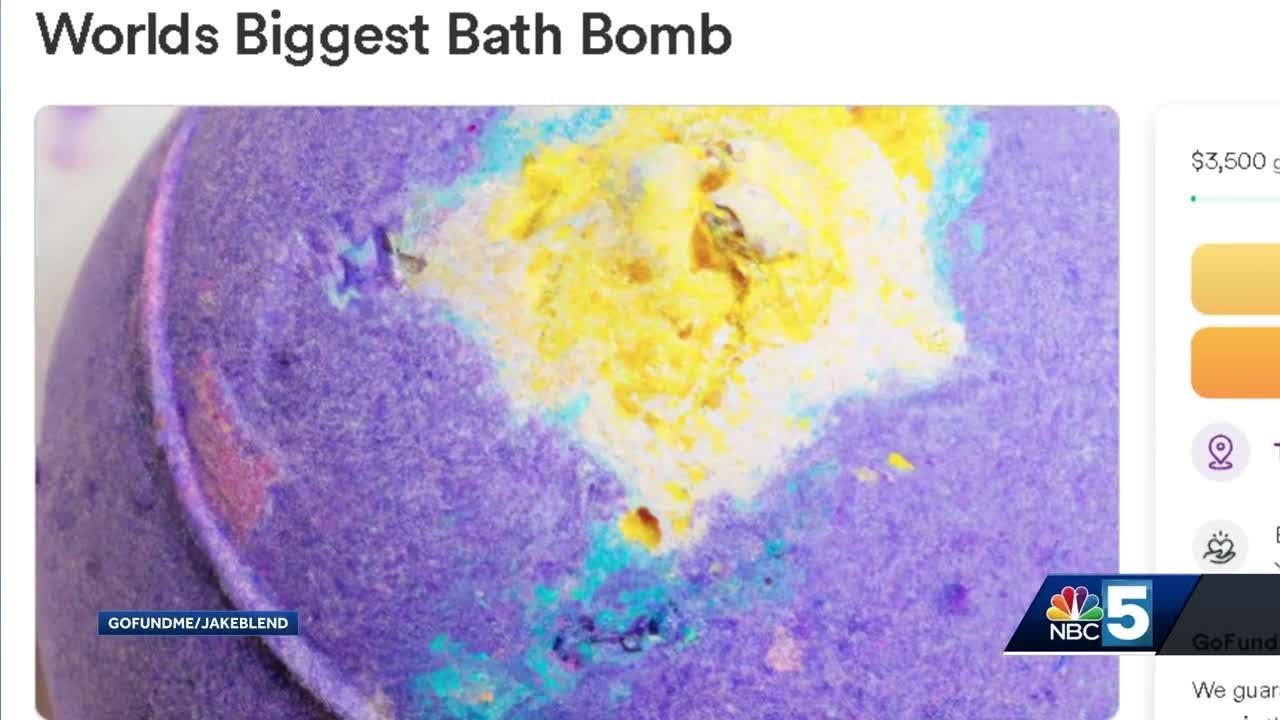Vermont artist seeks to create world's largest bath bomb YouTube