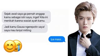 [POV - NCT] Kamu Menikah Dengan Yuta Karena Wasiat Ayah Mu || Yuta Nct