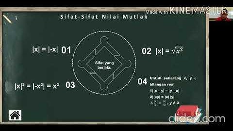 Matematika Wajib X : Nilai Mutlak (part 1)
