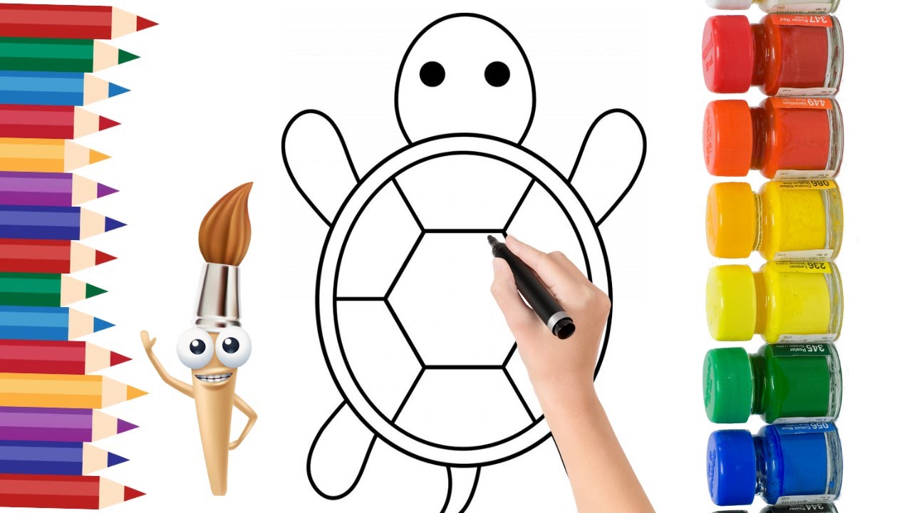 How To Draw A Cute Turtle Step By Step Little Sketcher YouTube how-to-draw-a-cute-turtle-step-by-step-little-sketcher-youtube