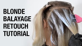 How To Create Low-Maintenance Highlights | Blonde Balayage Retouch Hair Tutorial | Kenra Color screenshot 3