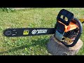 Petrol chainsaw  the correct starting procedure  parkerbrand