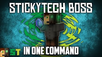 Minecraft - THE FINAL BOSS FIGHT | StickyTech Boss Fight [Two Commands] [StickyTech]