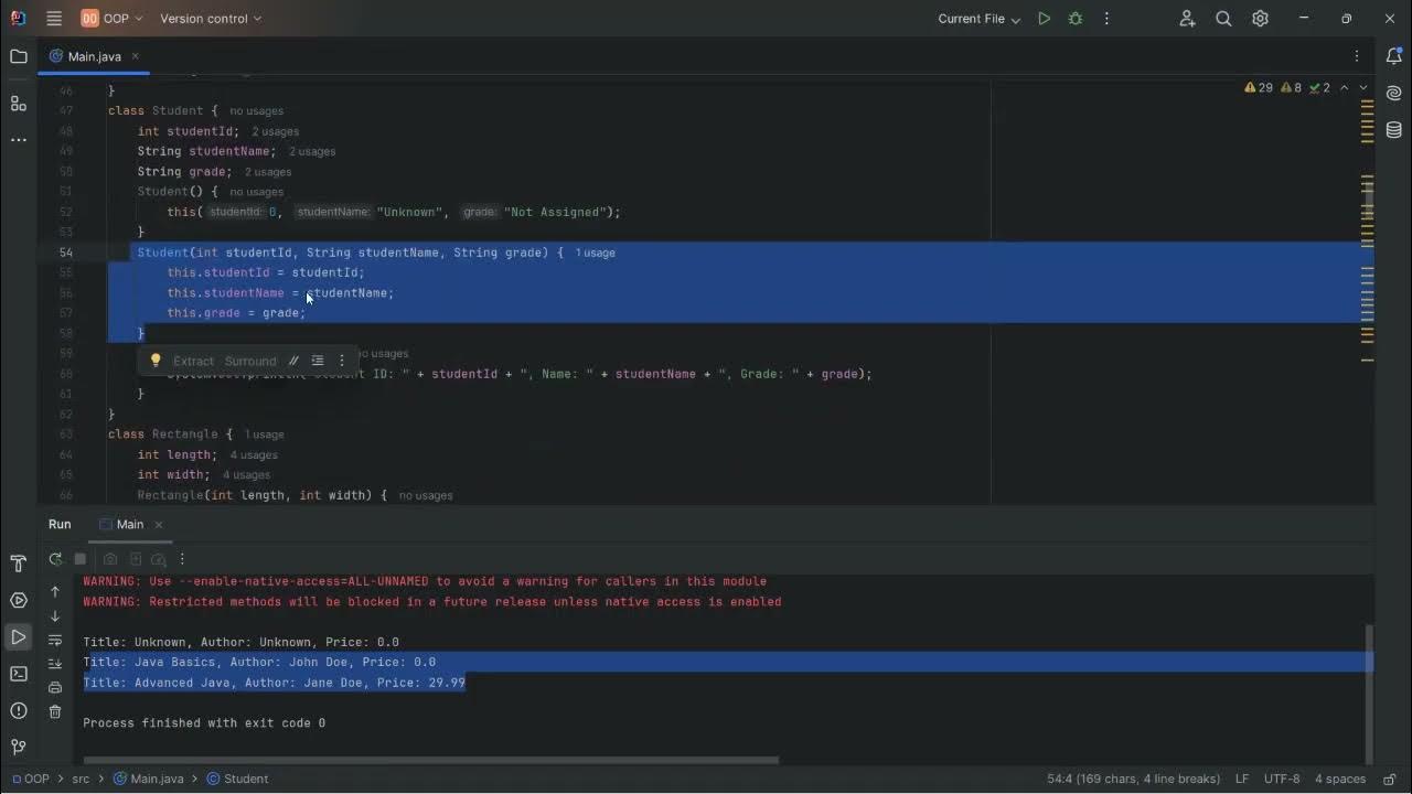 Solve Sheet 4 Part 3 Programming 2 (OOP) - YouTube