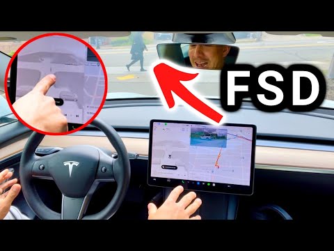 Driving Tesla's FSD for the First Time!