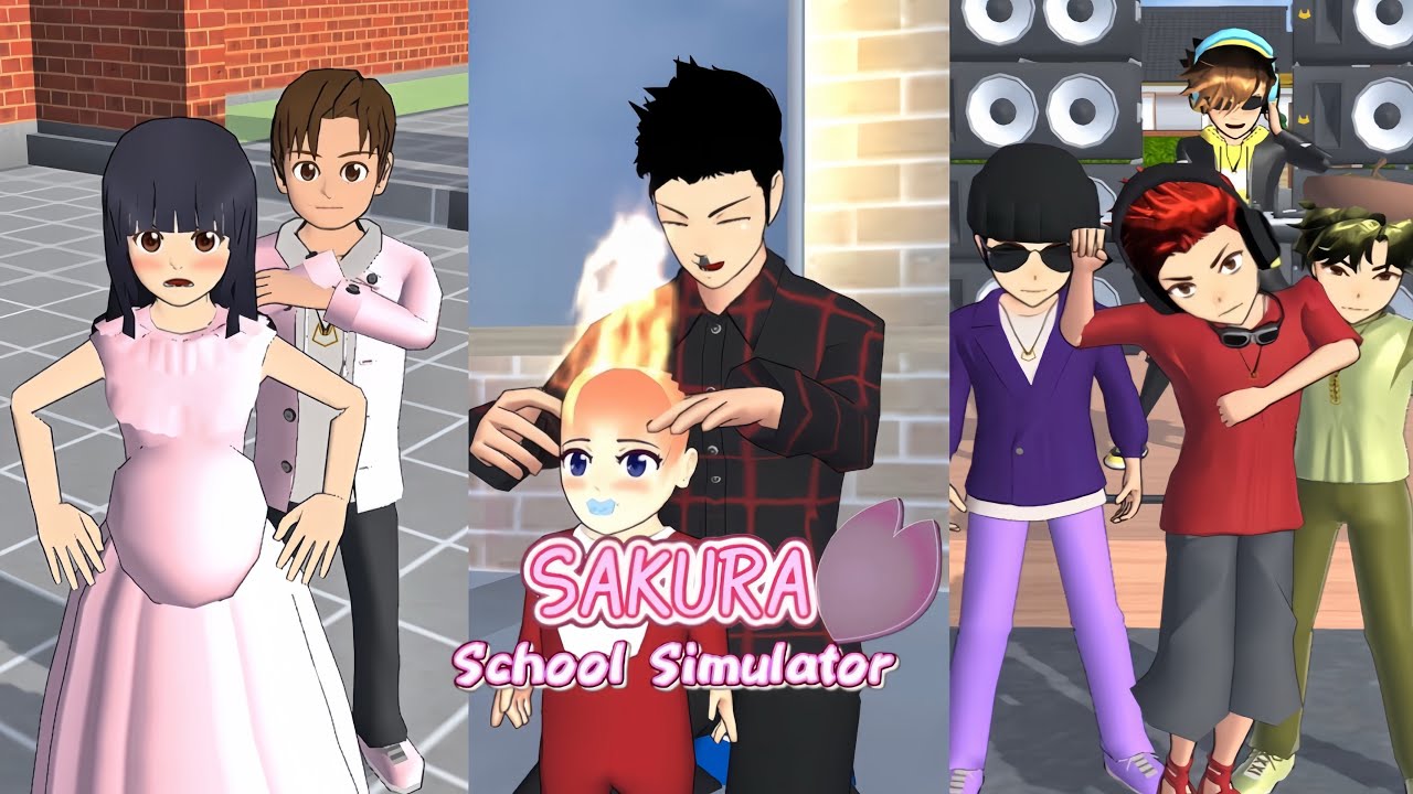 KOMPILASI VIDEO SAKURA SCHOOL SIMULATOR TERBARU 🤩 #dramasakuraschoolsimulator #sakura