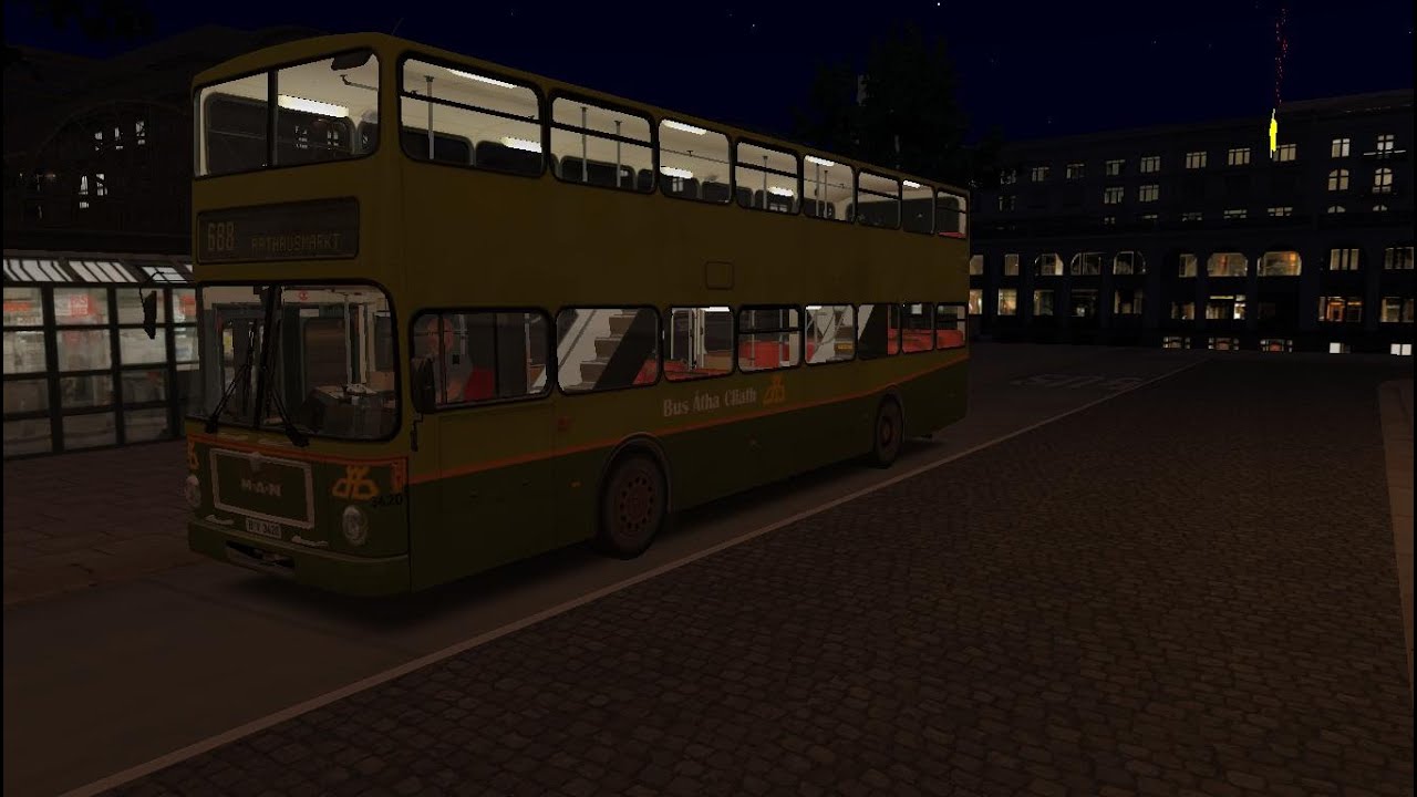 Omsi 2: Map Hamburg day and night, Man SD200 D85 Dublin Bus