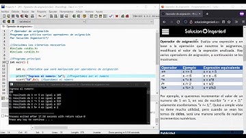 #11 Operadores de asignación – Programación en C