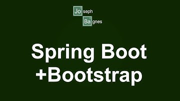 Spring Boot + Spring Data JPA + Bootstrap