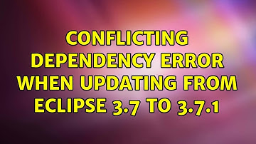 Ubuntu: Conflicting dependency error when updating from Eclipse 3.7 to 3.7.1