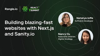 Building Blazing-fast websites with Next.js and Sanity.io | React Summit 2023