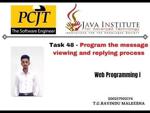 Web project Task 48 | 1st year | Semester 01 | Java Institute | eShop Application