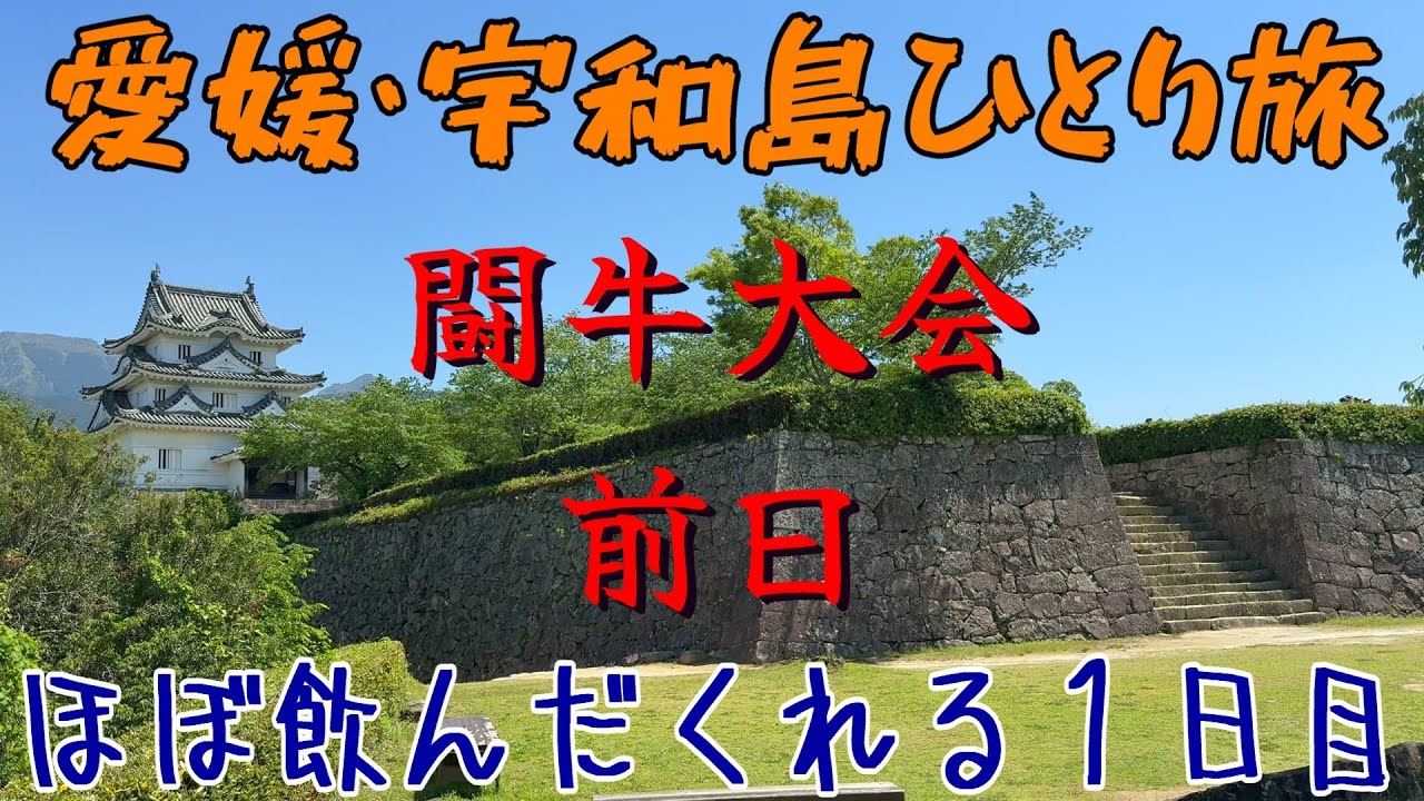 愛媛・宇和島の闘牛見学ひとり旅ー酒を飲む１日目