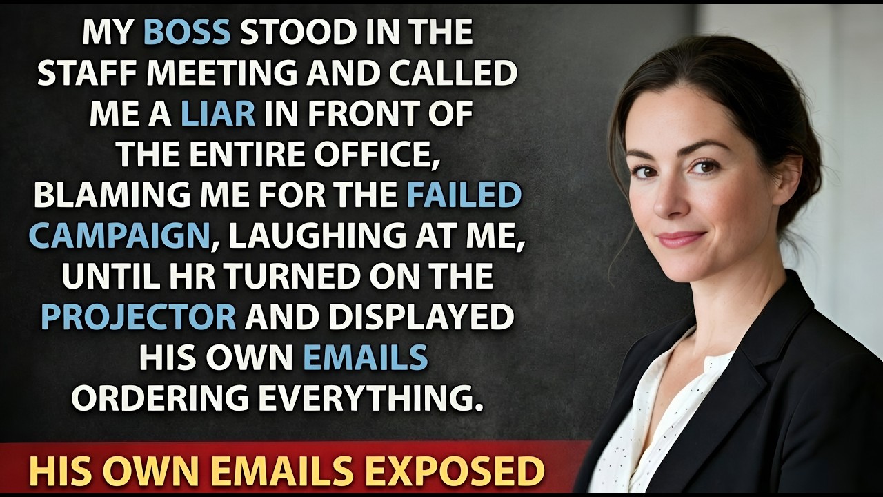 🚨 Boss Called Me a LIAR in Staff Meeting — HR Projected the EMAILS on ...