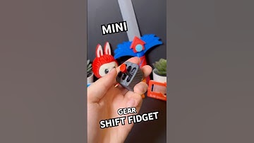 3D Printed MINI Gear Shift Fidget?! #3dprinting #howto