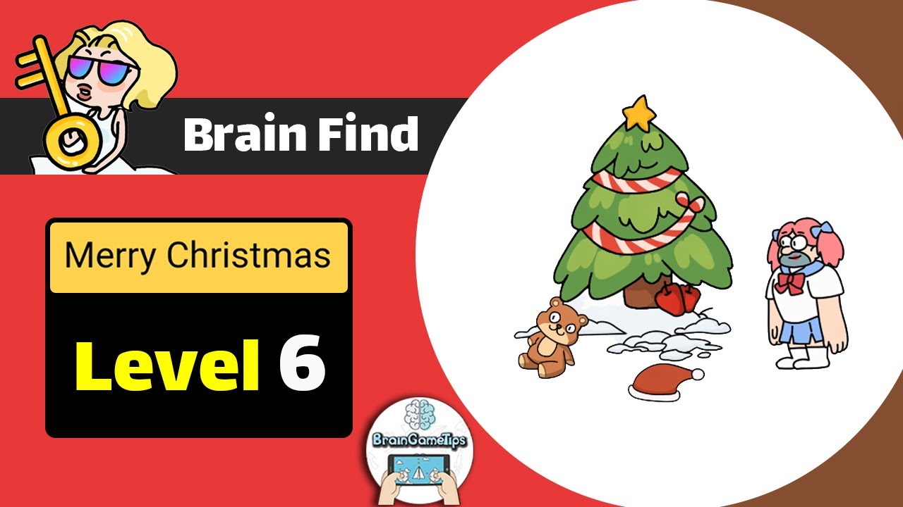 Brain Find - Riddles&Find clue - Merry Christmas Level 6 Solution