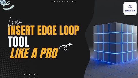 Maya 3D Modeling Tutorial | Learn the Insert Edge Loop Tool Step-by-Step for Beginners