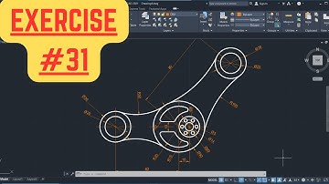 AutoCAD 2D Basic Drawing and Drafting practice for beginners #31