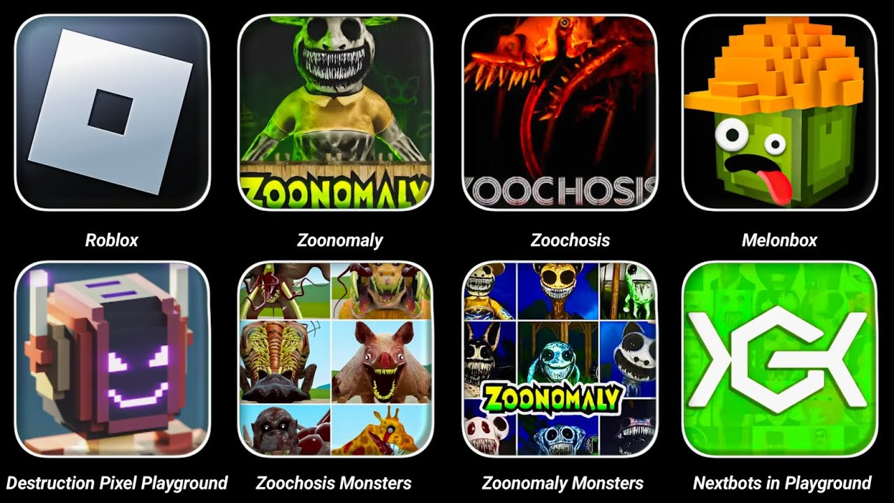 Обновление Roblox ZOONOMALY OBBY, Nextbots на игровой площадке, новый ZOOCHOSIS, игровая площадка...