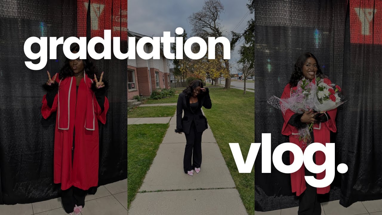 GRADUATION VLOG 2024: Getting ready + Walking the stage | Class of 2024 ...