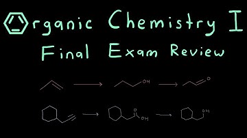 Organic Chemistry 1 (CHEM 2323) Final Exam Review