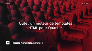 Qute, moteur de template HTML pour Quarkus