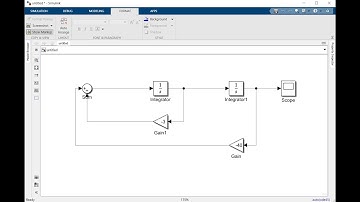 Introduction to Simulink: Solving second-order linear ordinary differential equations with Simulink