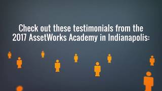 AssetWorks Academy 2017 Testimonials