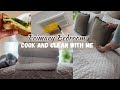 Primary bedroom clean  vegetarian lunch ideas  cleaning motivation
