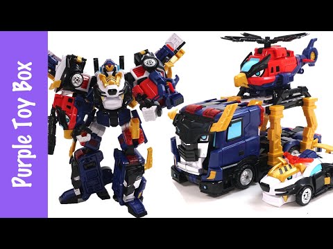 <strong>Mini</strong> Force The <strong>Space</strong> Police Tricop Transformer Toys 미니특공대 우주경찰 트라이캅
