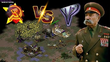 Almost Lost It! Close C&C Yuri’s Revenge Multiplayer Match (Soviets vs 2x Yuri)