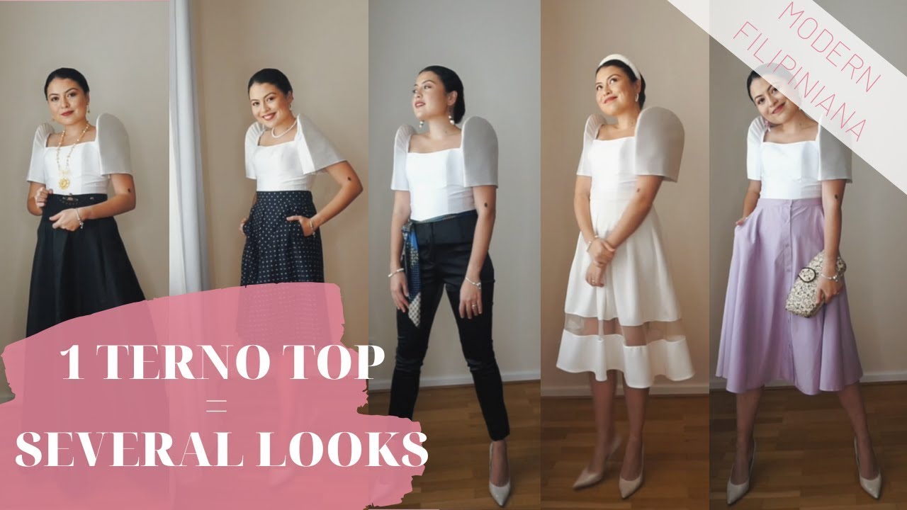 modern filipiniana attire for women