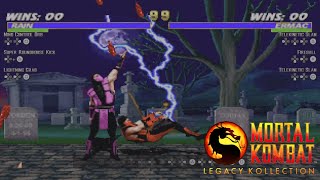Mortal Kombat Legacy Kollection Rain Mk Trilogy Combo Practicing I Did Rains Deadly Combo