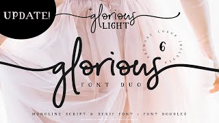 Glorious Font Duo   Extras   UPDATE! Font Free Download