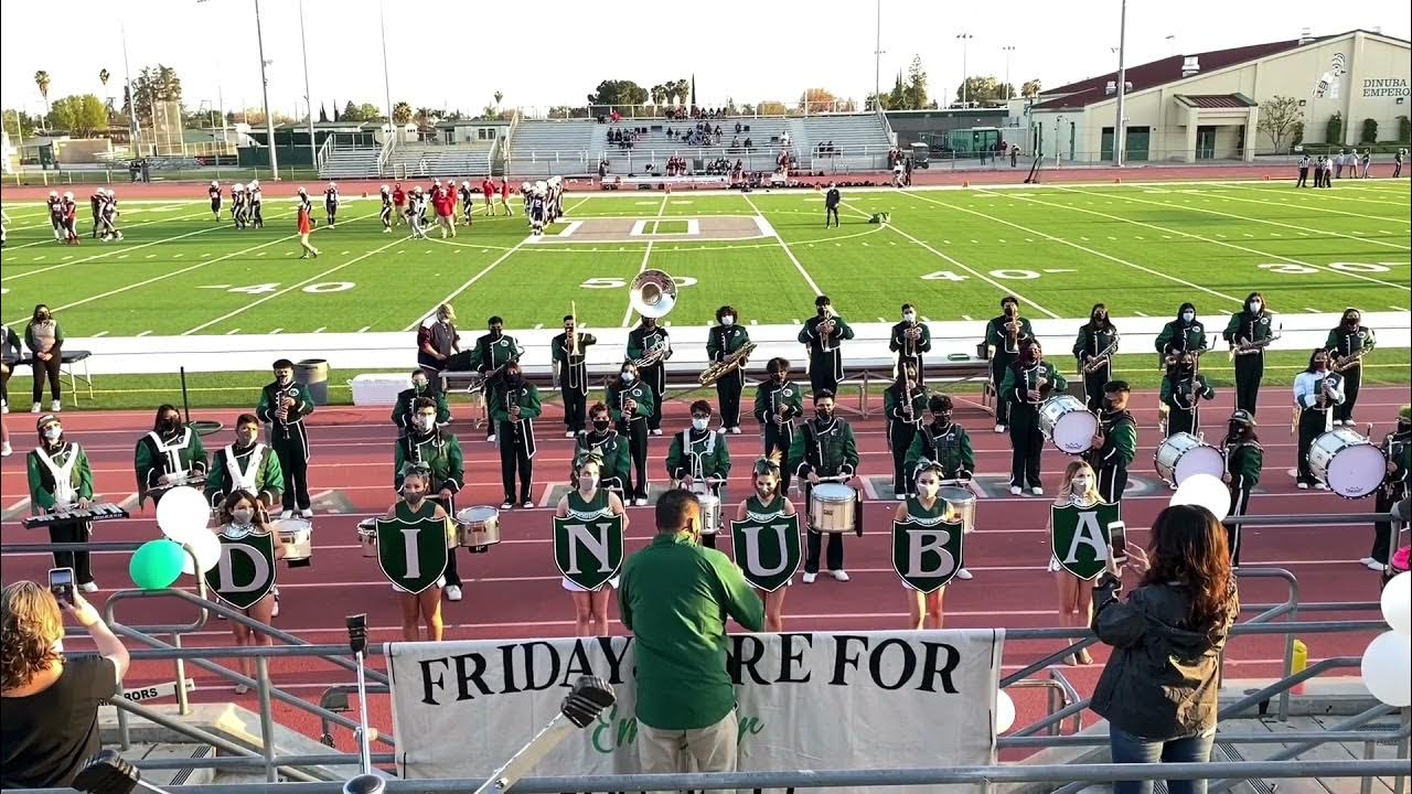 Dinuba High Band First Football Game Of Season 2021 YouTube