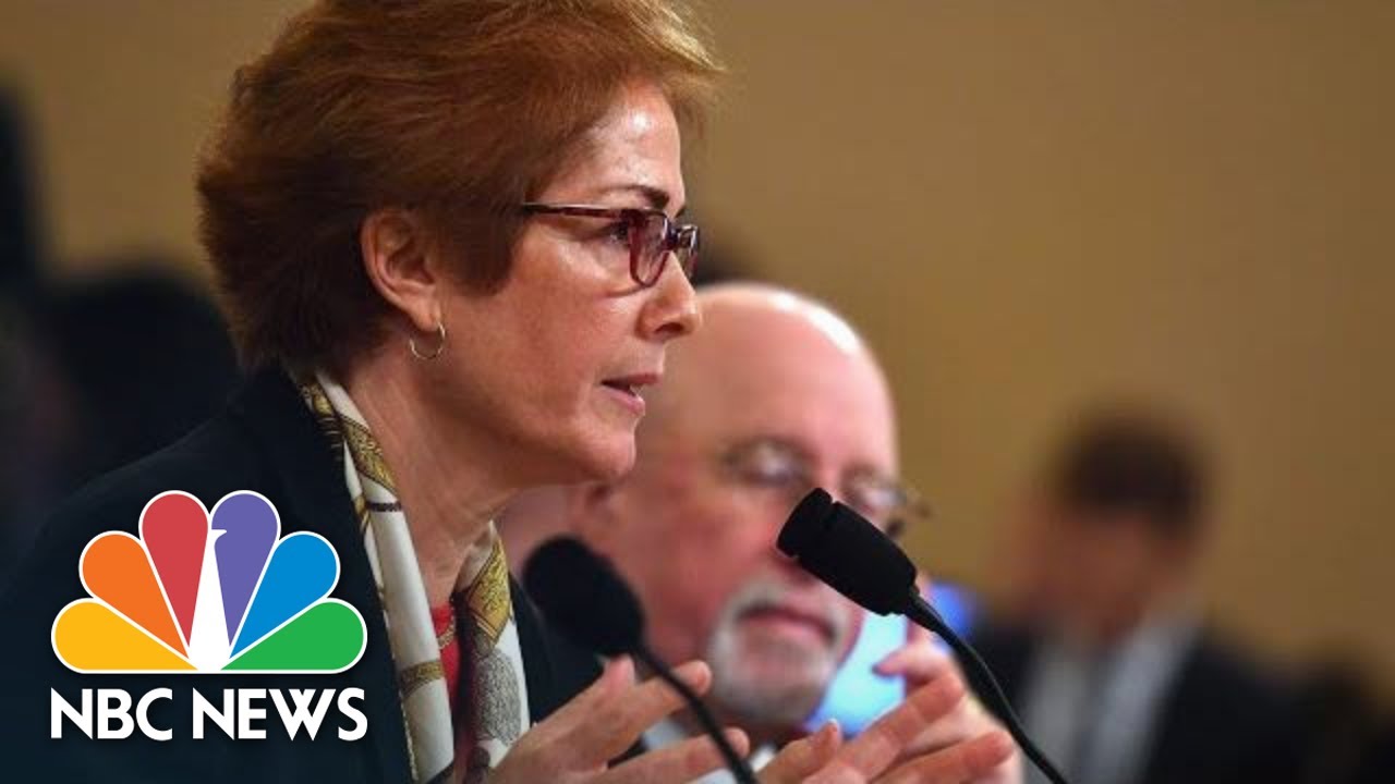 Yovanovitch: Any Statement Of Support 'Could Be Undermined' By A Trump Tweet | NBC News